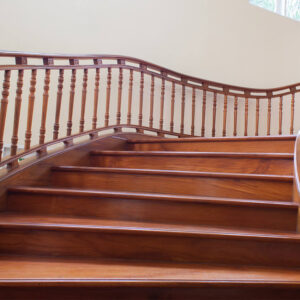 Wooden staircase
