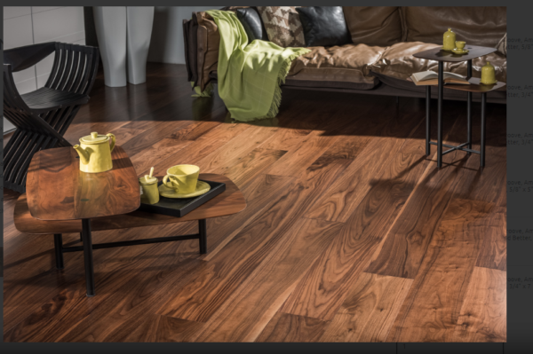 Noyer — PACIFIC 21/4 naturel satin 4,49$/pi2 NOUS SOMMES LES SEULS A EN AVOIR – Image 2